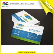 Fashionable design transparent plastic transparent business card